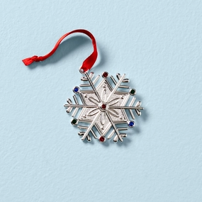 Jeweled Snowflake Charm Ornamenthome decorative items