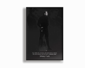 Johnny Cash Love Quote Printnordic style wall decor