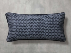 Joni Printed Raw Silk Lumbar Pillow Coverhome decor ,wall decor 