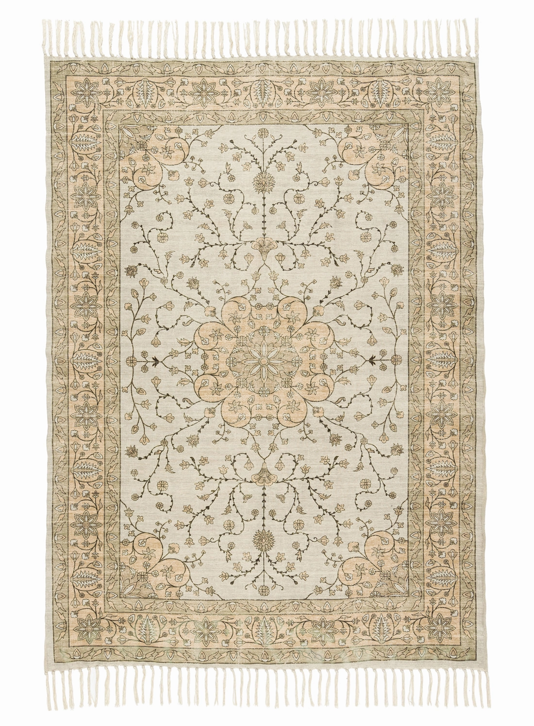 Josie Neutral Beige Boho Picnic Rugmodern color block patchwork rug