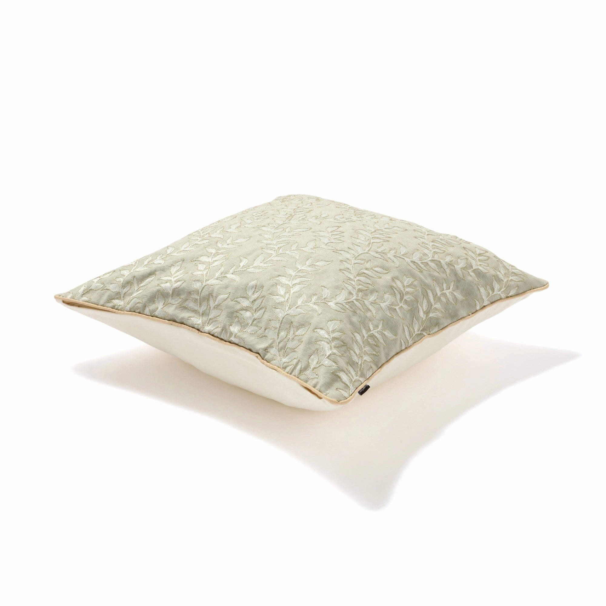 JQ Leaf Cushion Cover 450 x 450 Gray