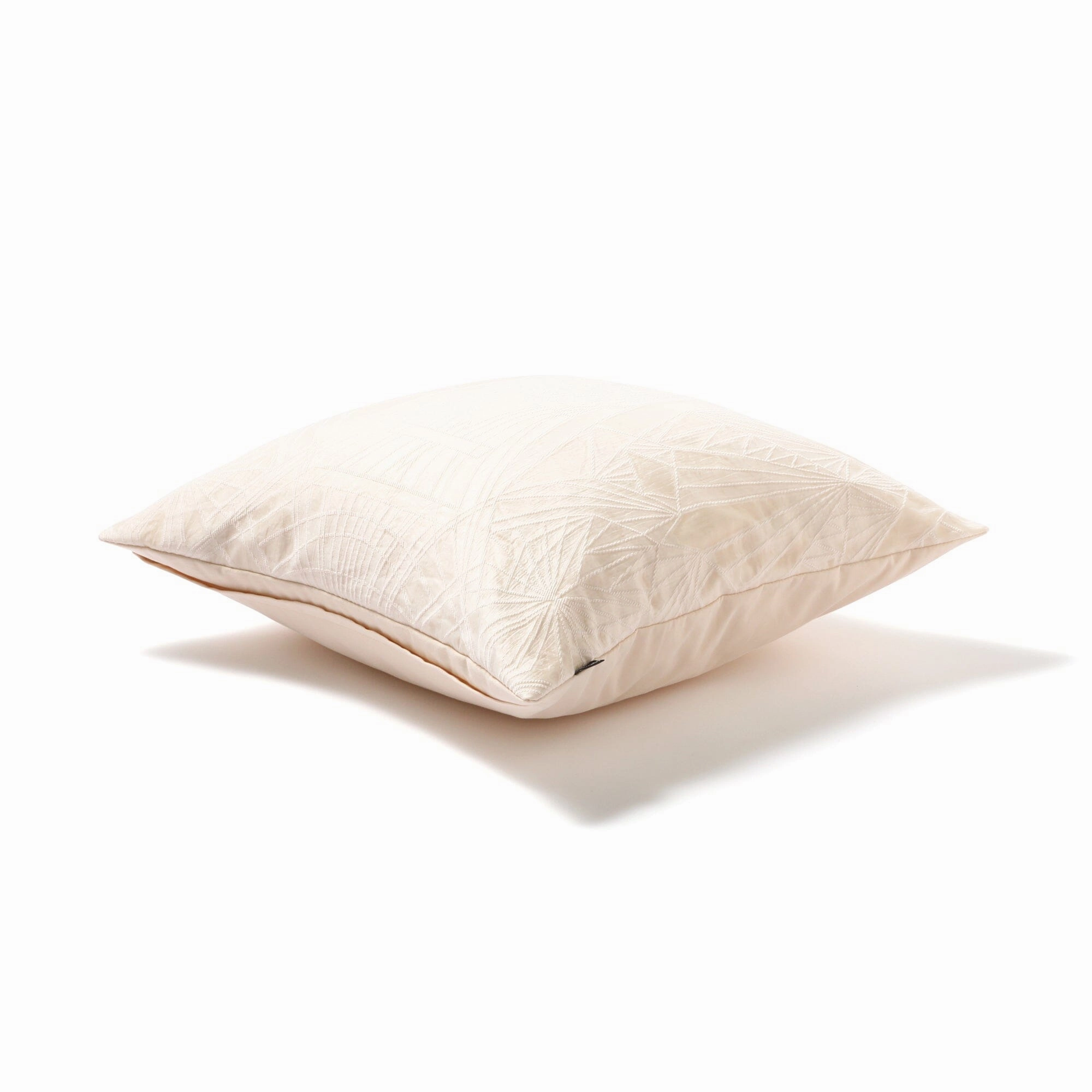 Jq Line Cushion Cover 450 X 450 White