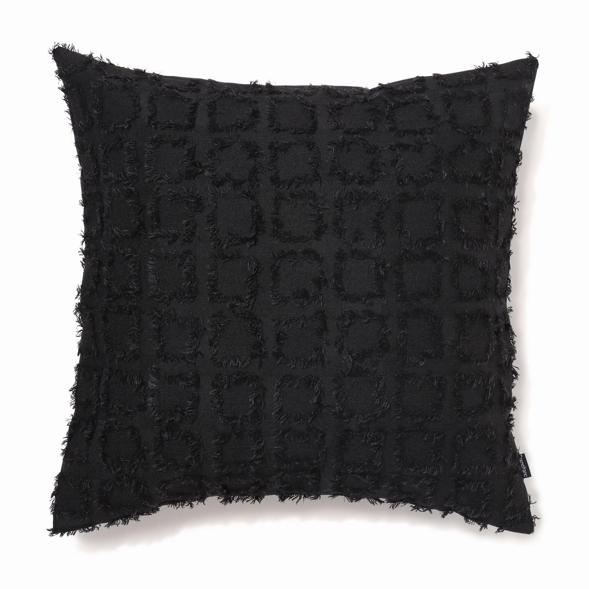 Jq Square Cushion Cover 450 X 450 Blackbedding sets ,throw blankets 