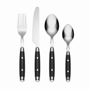 Jubilee Black 16 Piece Flatware Sethalloween party decor ,outdoor halloween decor 
