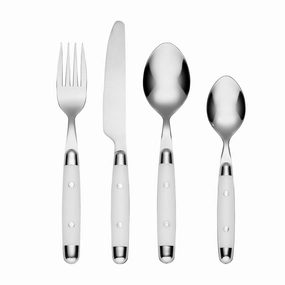 Jubilee White 16 Piece Flatware Setsummer decor ,outdoor summer decor 