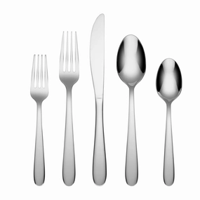 Jude Mirror 45 Piece Flatware Seteco-friendly bamboo fiber tableware set 