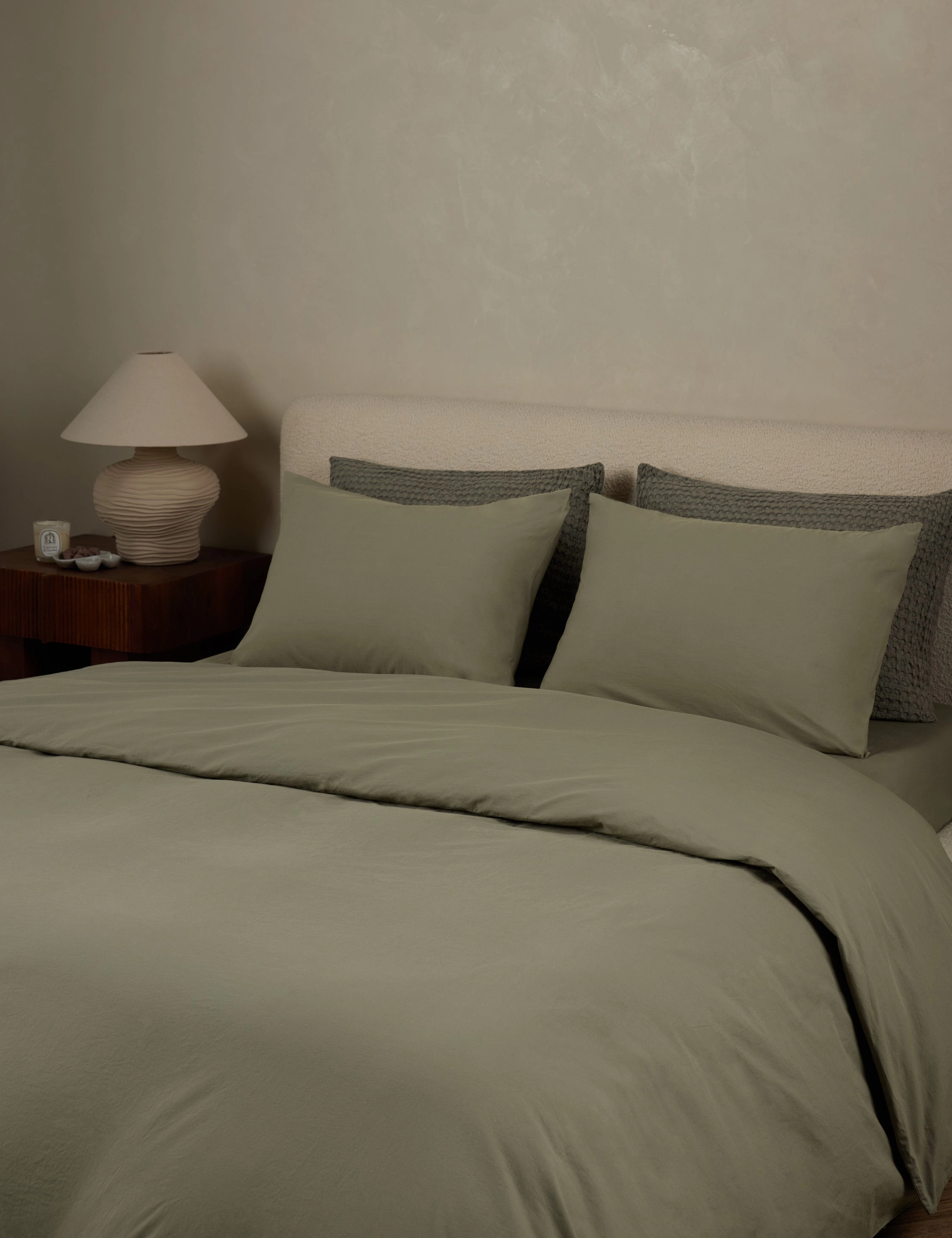 Juna Washed Percale Duvet Cover