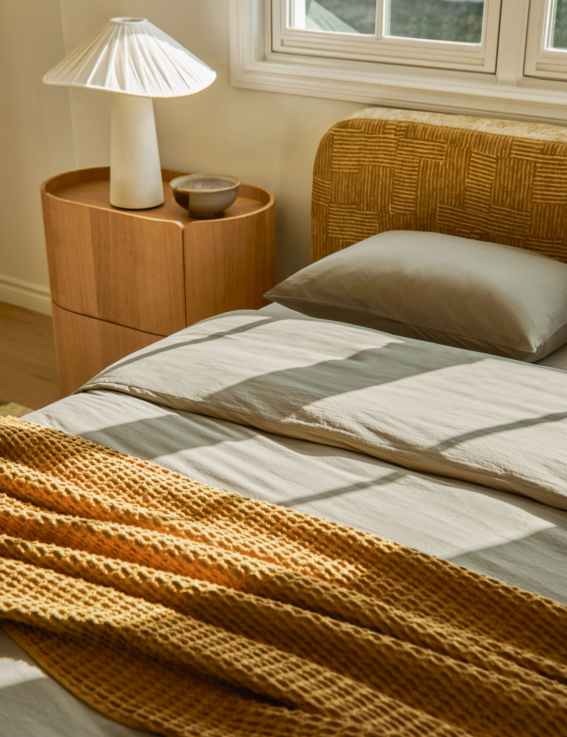 Juna Washed Percale Duvet Cover