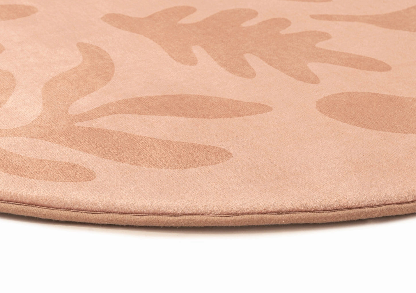 Juno Pink Terracotta Shapes Rollie Pollie Round Playmat