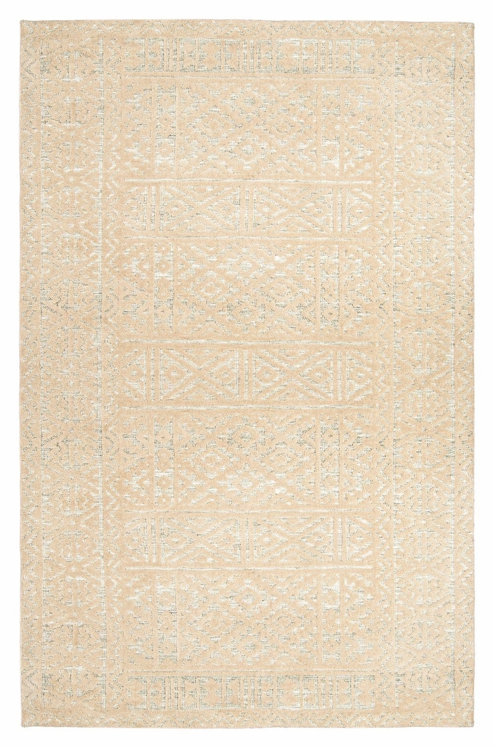 Kaia Hushed Green Grey Rug *NO RETURNS UNLESS FAULTYmodern color block patchwork rug
