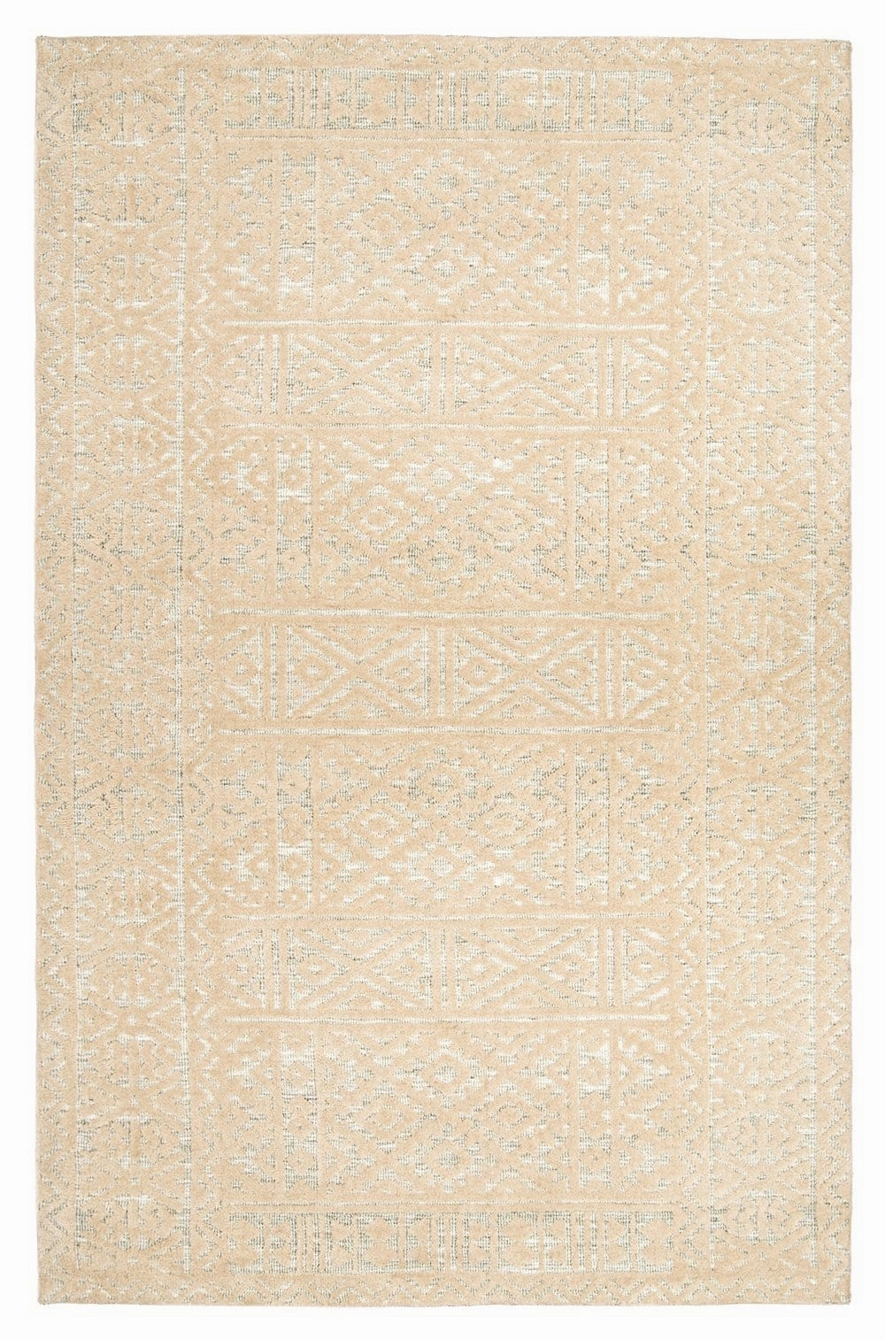 Kaia Hushed Green Grey Rug *NO RETURNS UNLESS FAULTYmodern color block patchwork rug