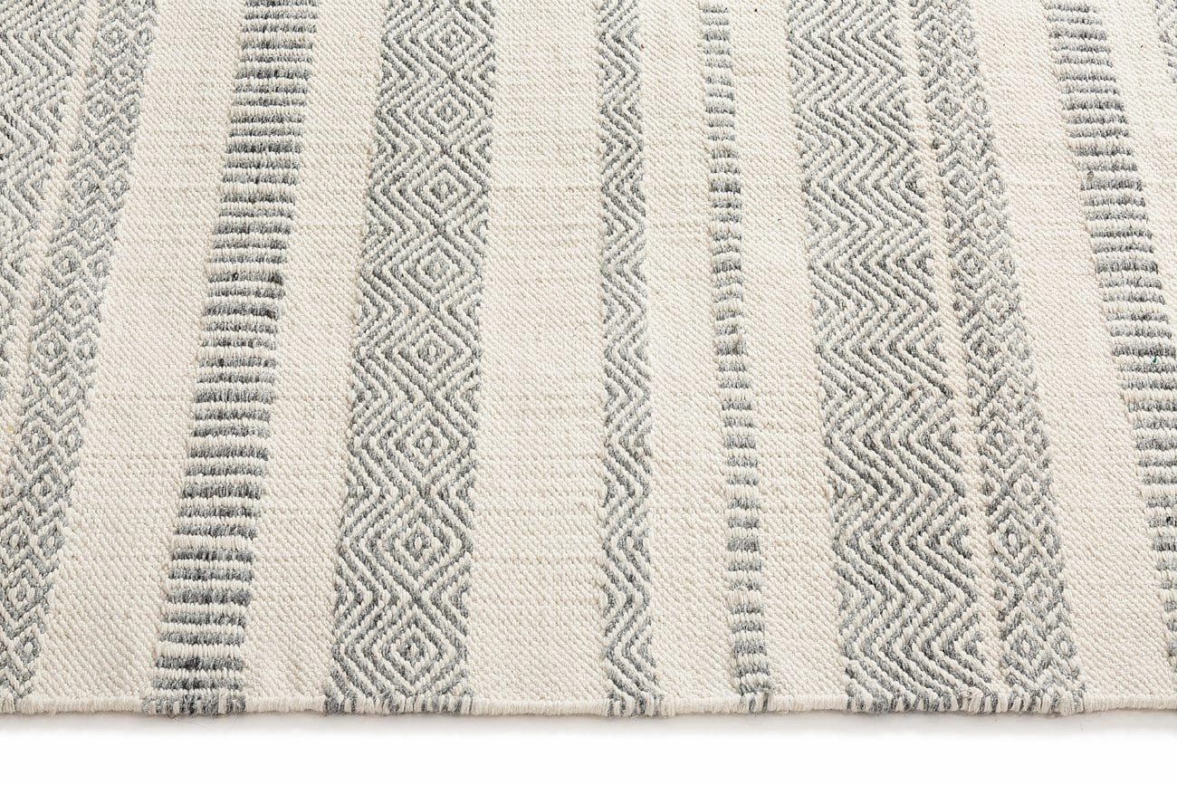Kali Grey Striped Indoor Outdoor Rug *NO RETURNS UNLESS FAULTY