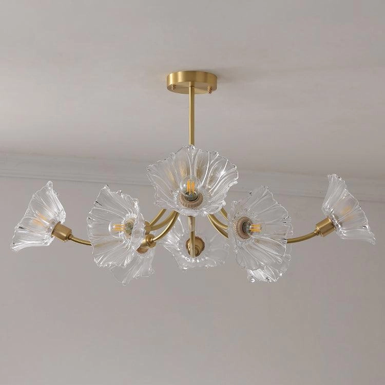 Kalin Flower Glass Chandelier