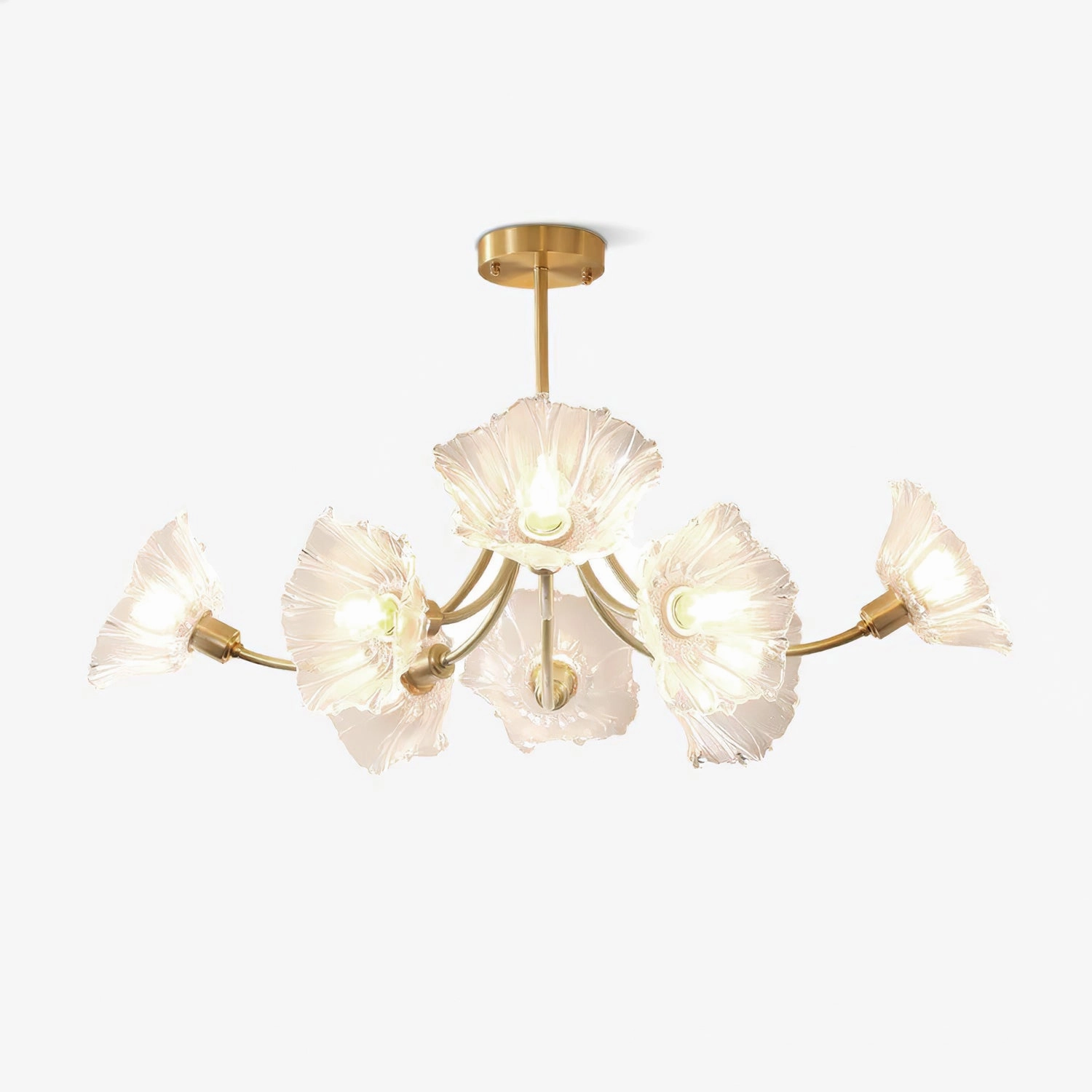 Kalin Flower Glass Chandelierrustic chandelier,bedroom chandelier 