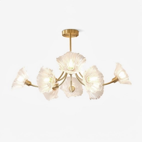 Kalin Flower Glass Chandelierrustic chandelier,bedroom chandelier 