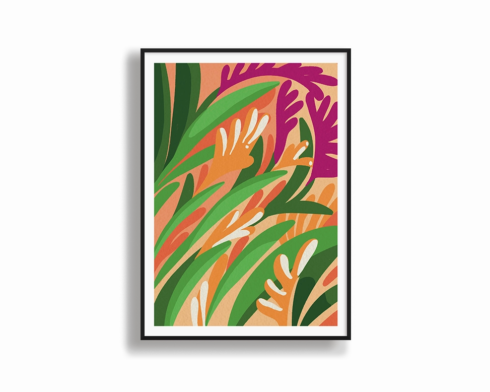 Kangaroo Pawmodern abstract painting decor