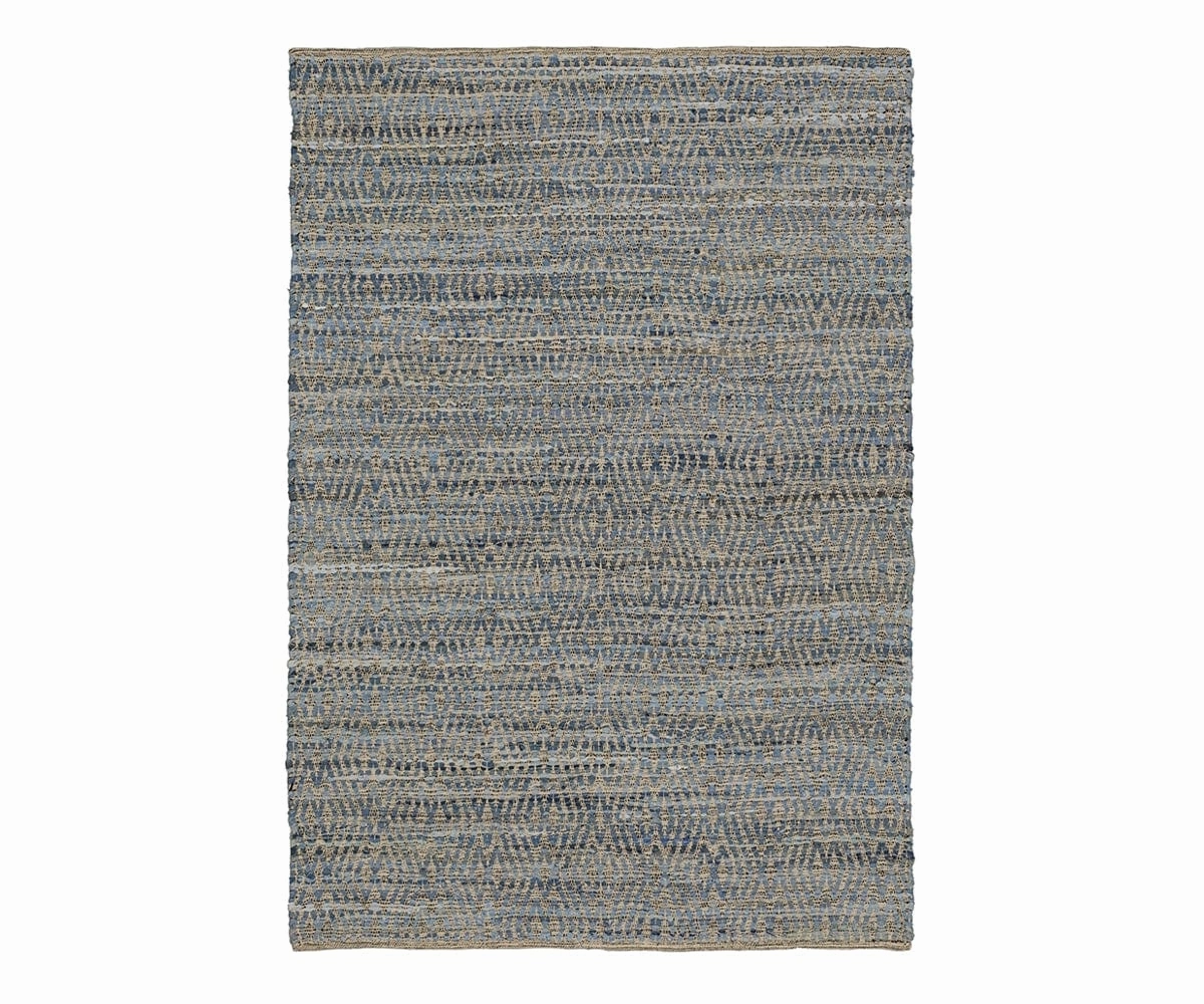 Karastan Ross Denim Rugmodern color block patchwork rug
