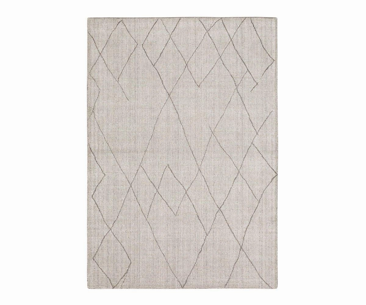 Karastan Tangier Tribal Diamond Rug - Silvermodern color block patchwork rug