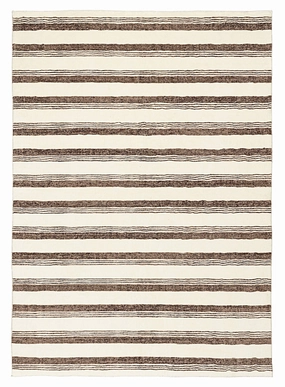 Kasia Brown Striped Washable Rug *NO RETURNS UNLESS FAULTYmodern color block patchwork rug