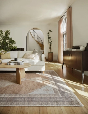 Kate Hand-Knotted Wool Rugmodern color block patchwork rug
