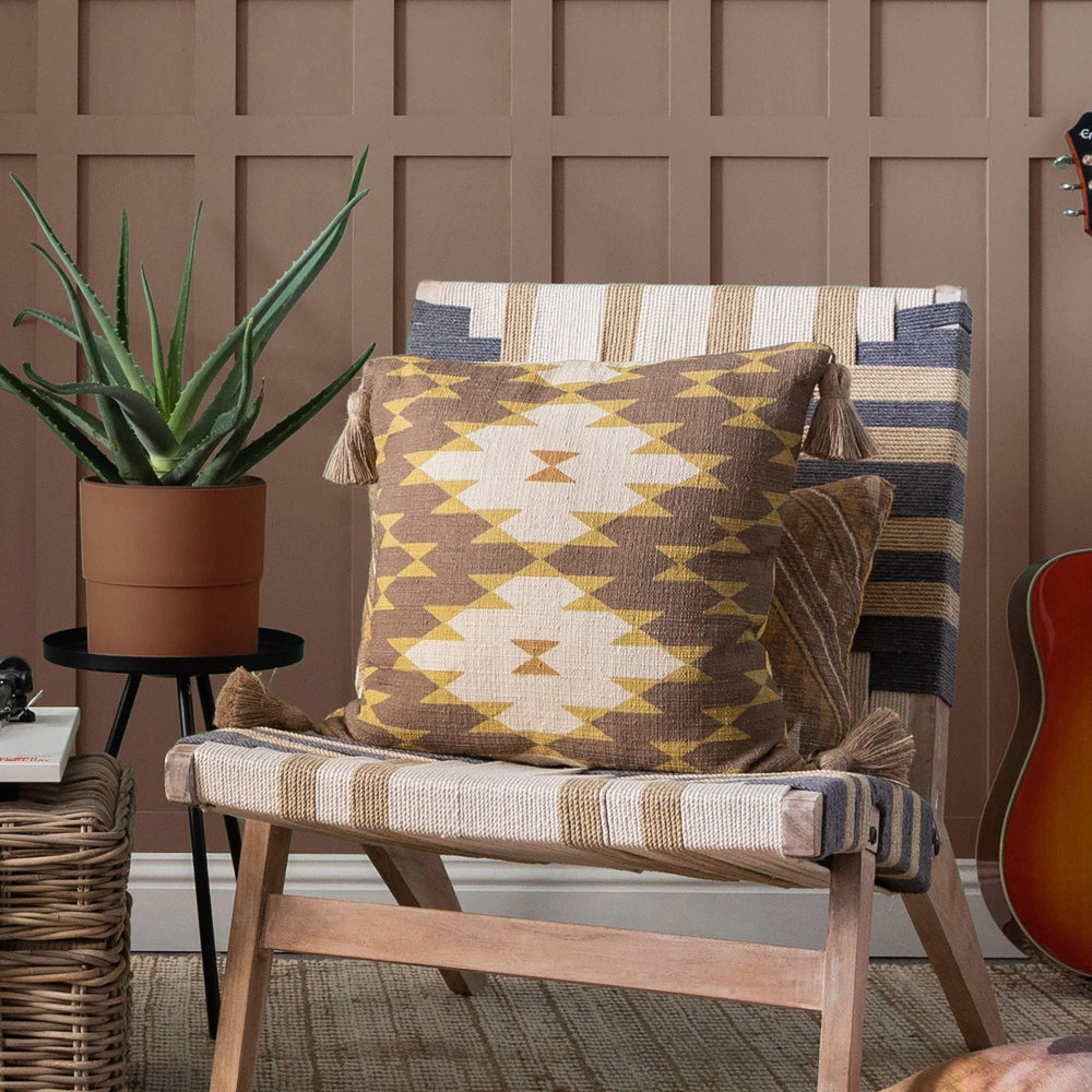 Kaya Printed Cushion Sepiabedding sets ,throw blankets 