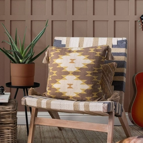 Kaya Printed Cushion Sepiabedding sets ,throw blankets 