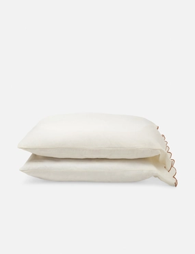 Kelly Linen Pillowcases (Set of 2) by Pom Pom At Homebedding sets ,throw blankets 