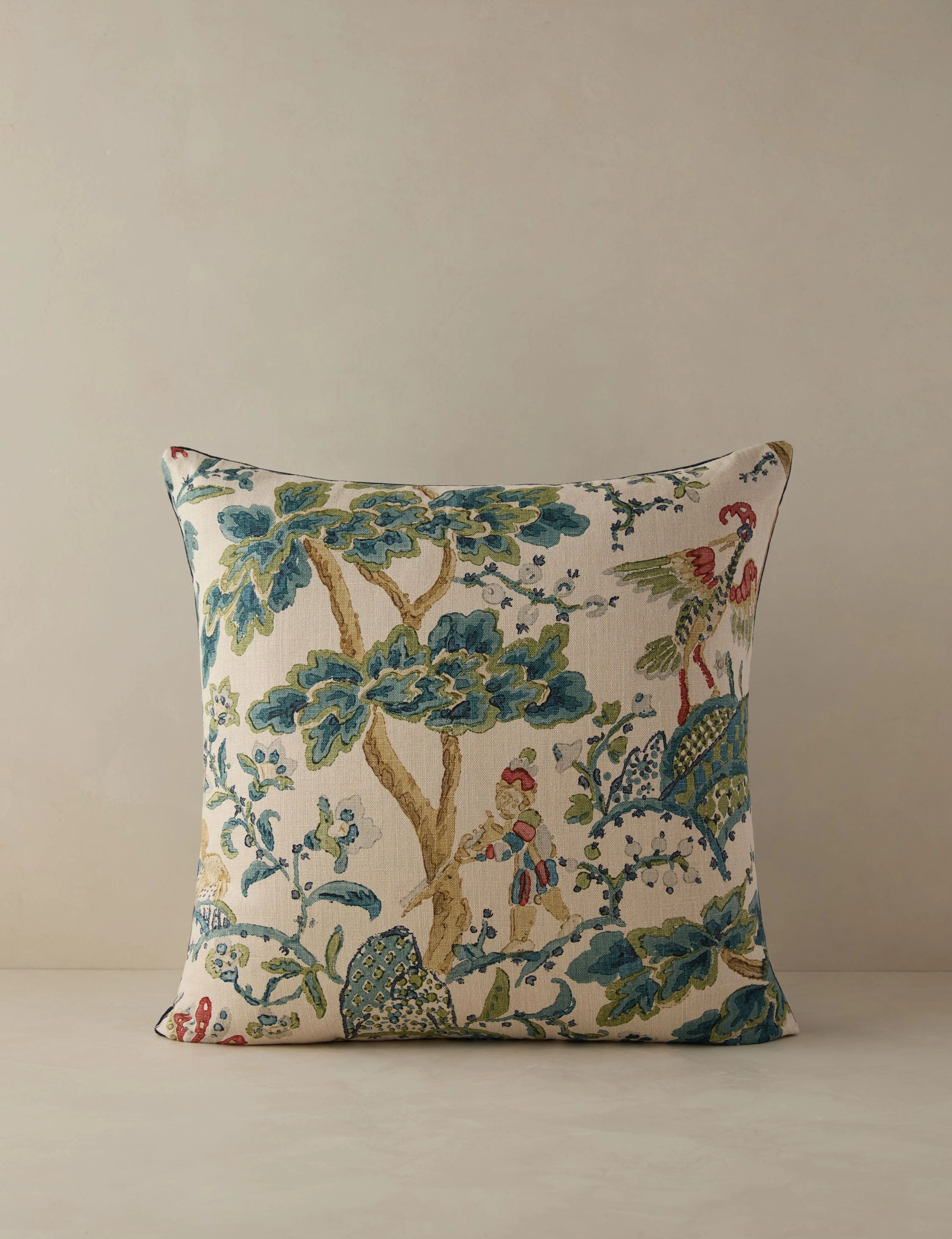 Kelmescott Linen Pillow by Scalamandre