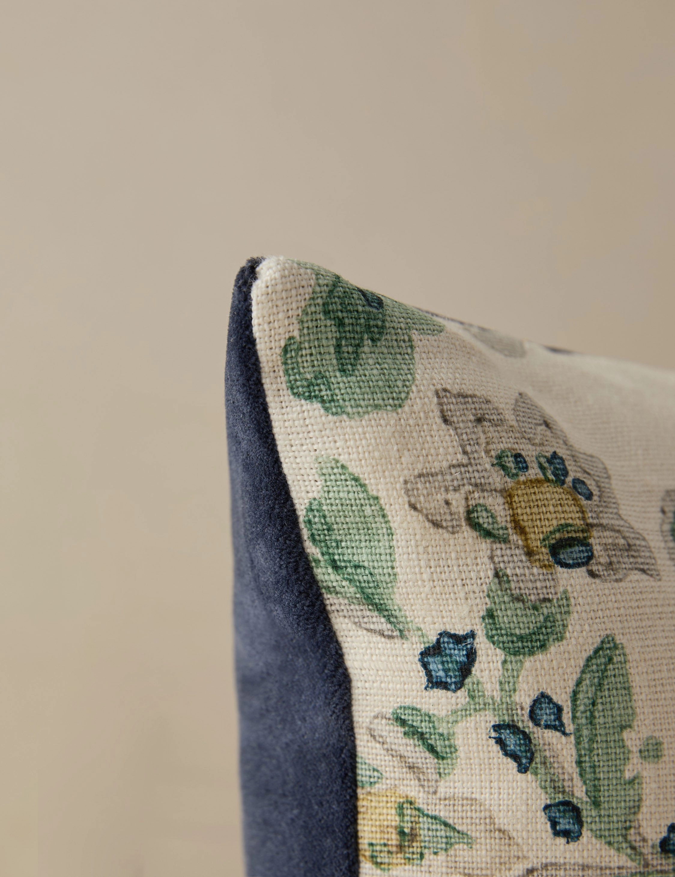 Kelmescott Linen Pillow by Scalamandre