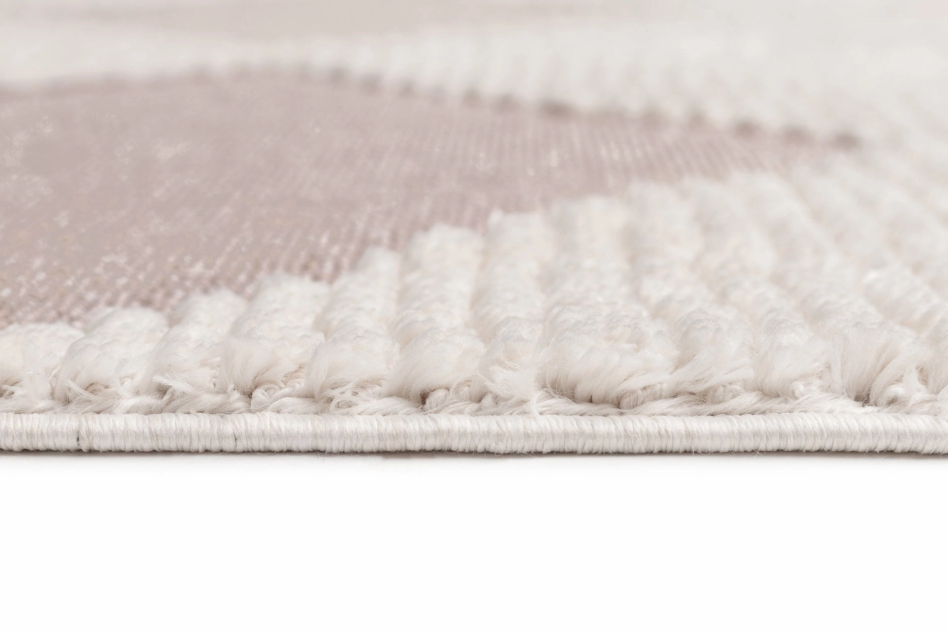 Kelsey Ivory and Beige Checkered Rug *NO RETURNS UNLESS FAULTY