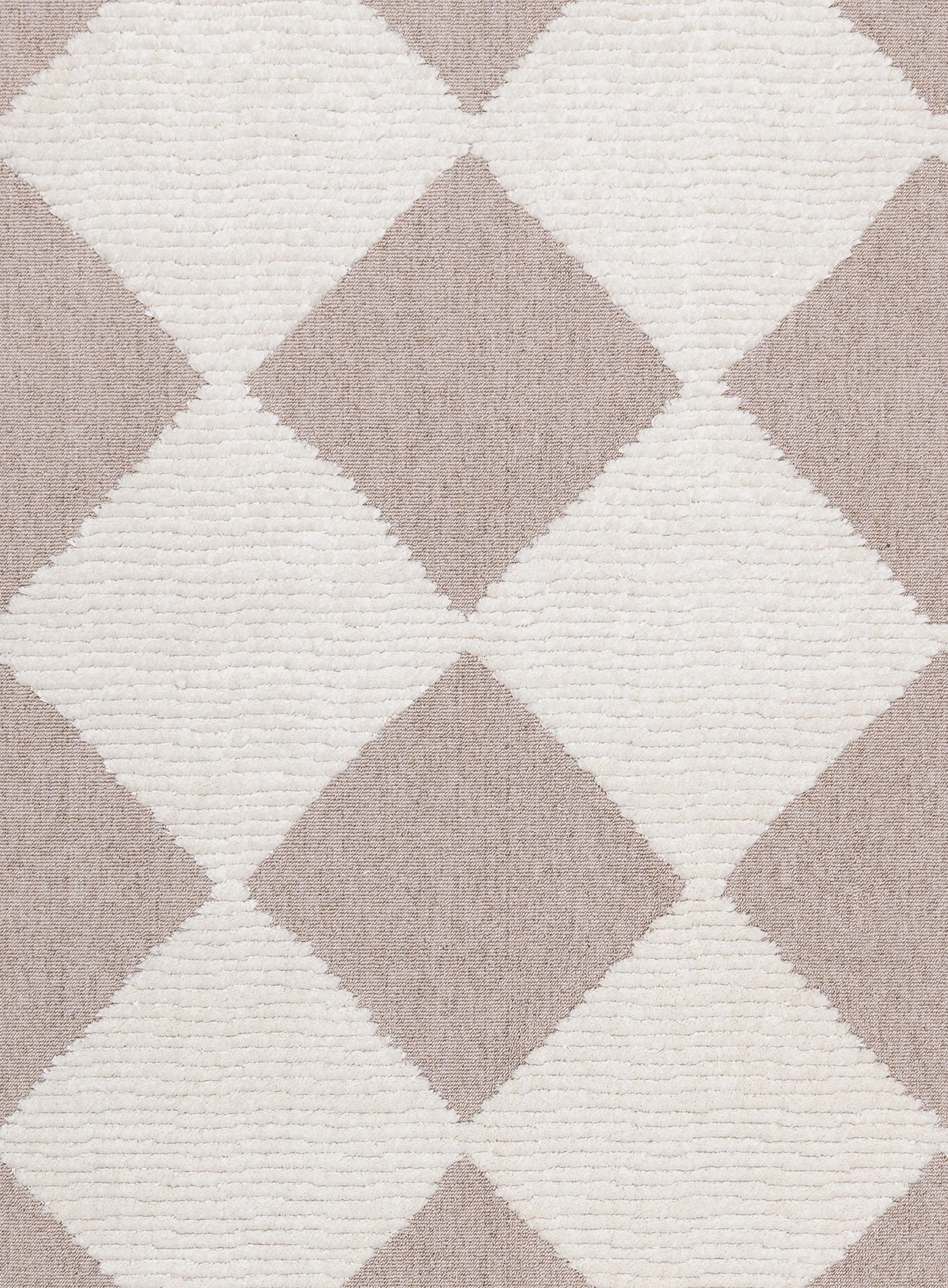 Kelsey Ivory and Beige Checkered Rug *NO RETURNS UNLESS FAULTY