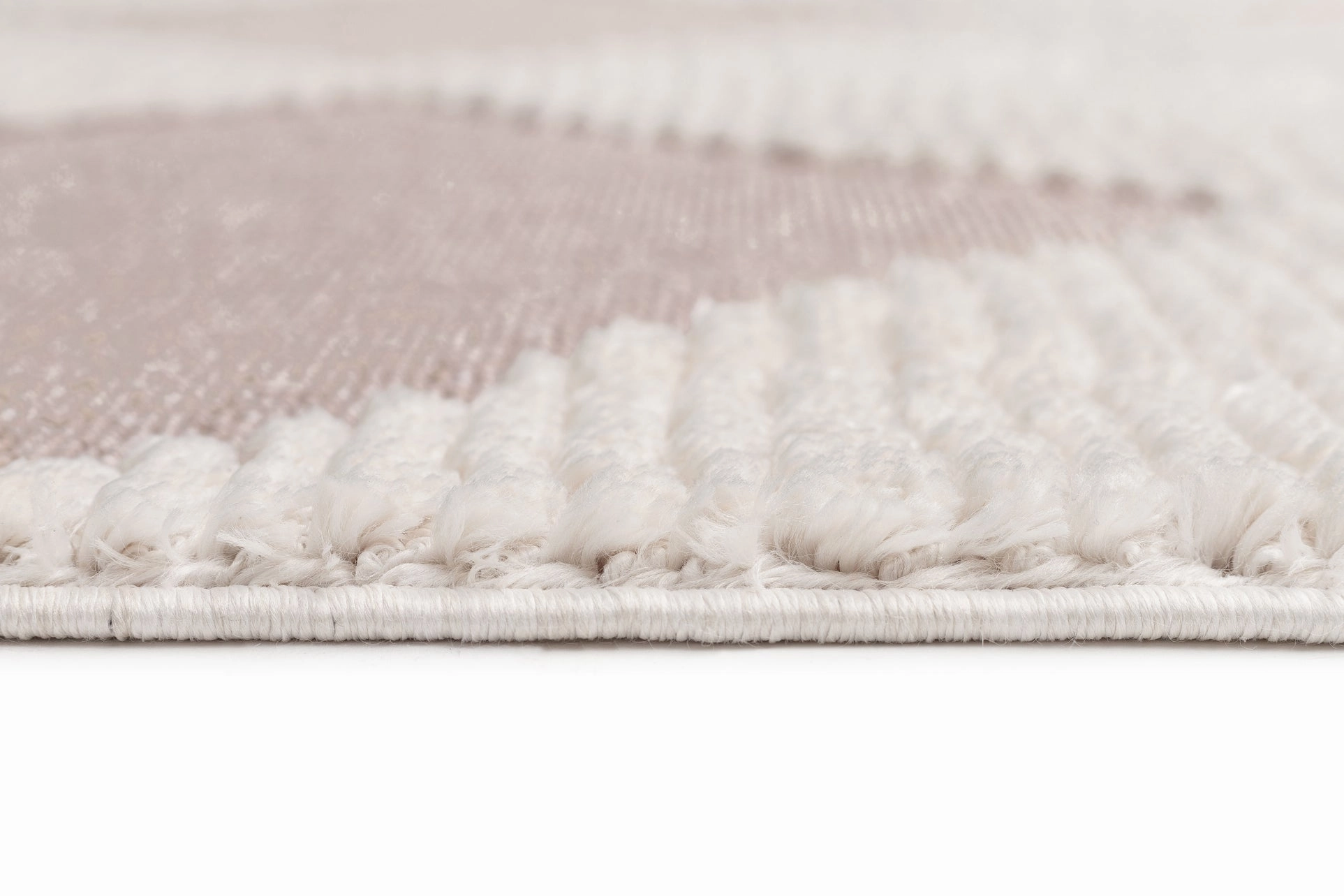 Kelsey Ivory and Beige Checkered Rug *NO RETURNS UNLESS FAULTY