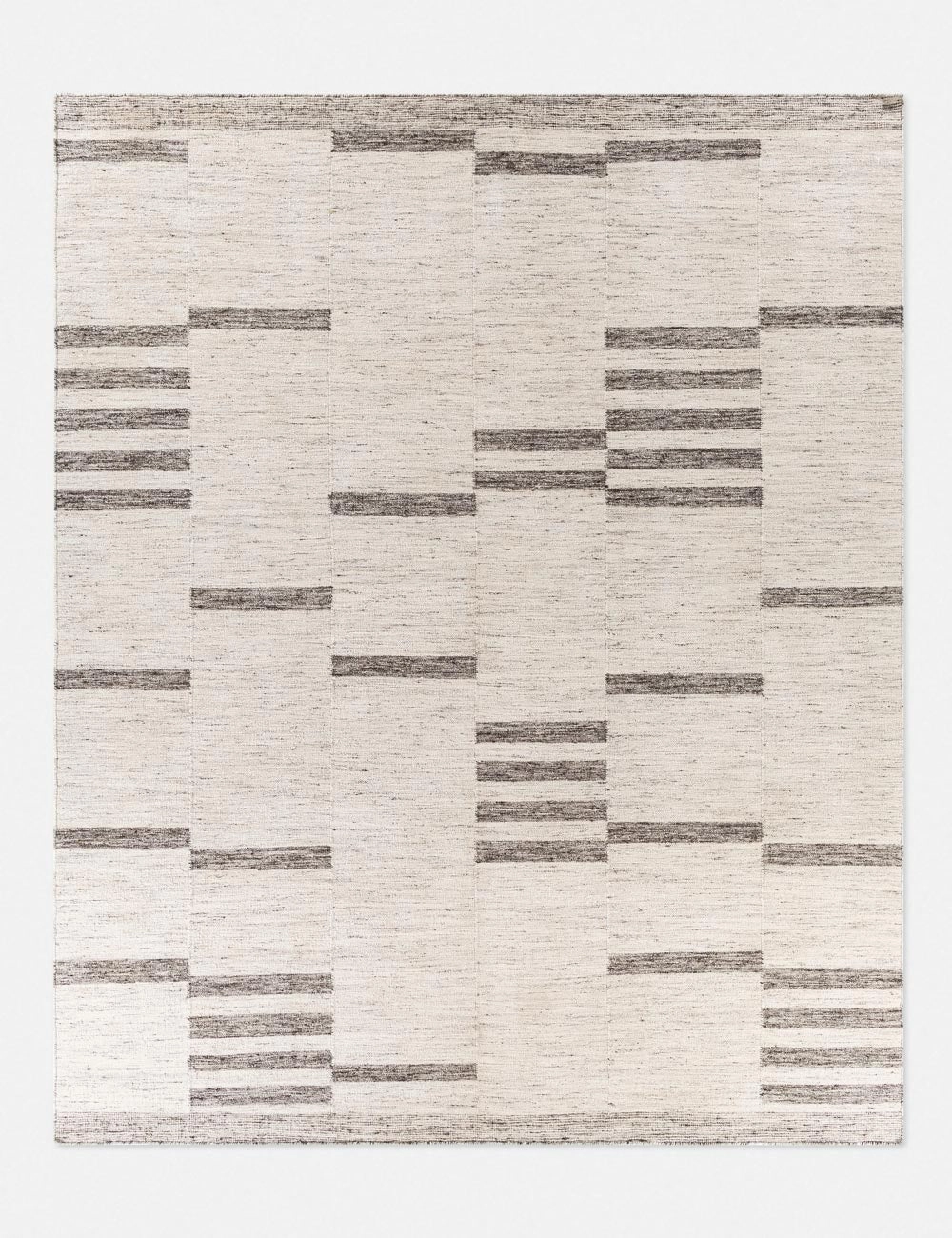 Kenji Handwoven Wool-Blend Rugmodern color block patchwork rug