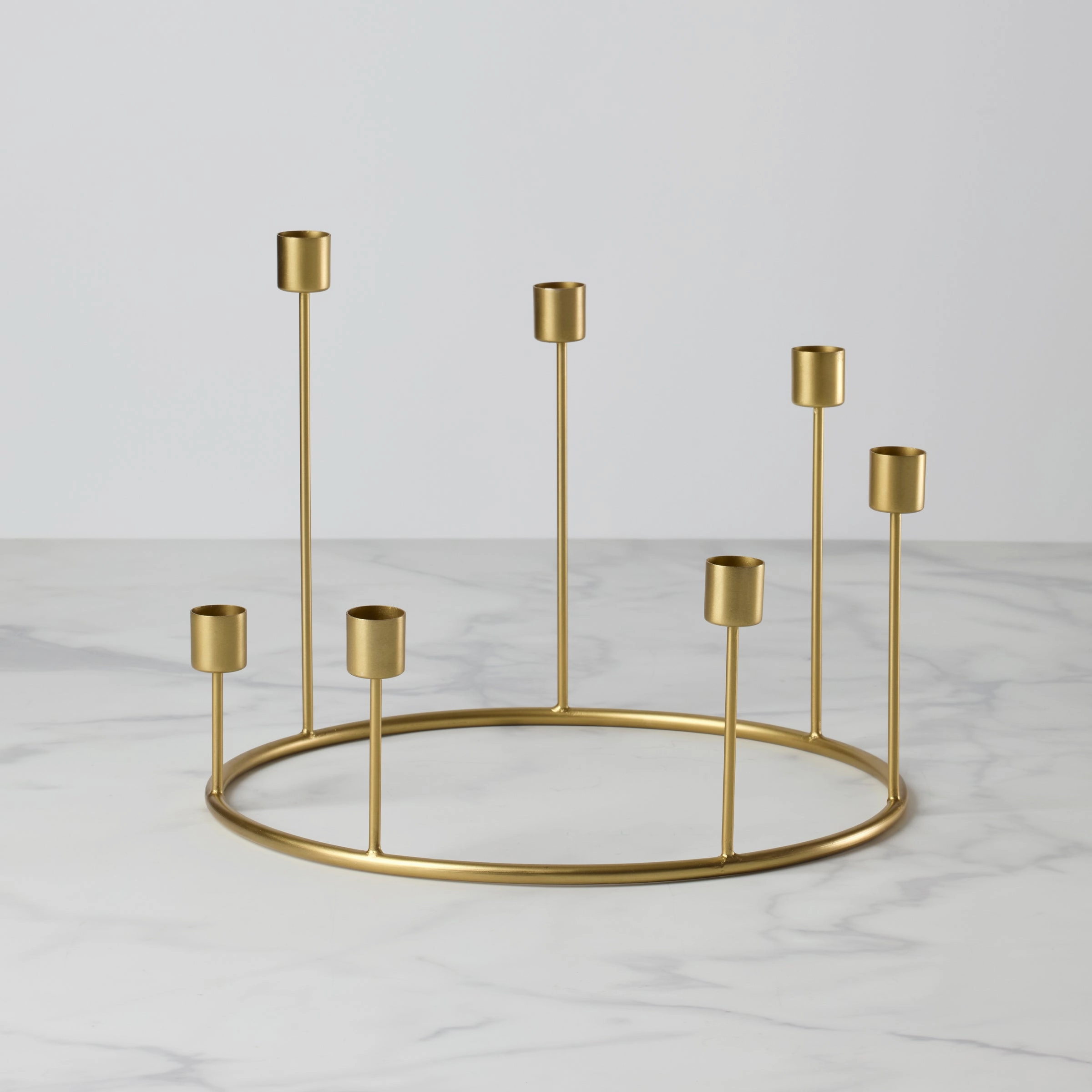 Kent Large Gold Candlestick Wreathhalloween party decor ,outdoor halloween decor 