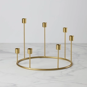 Kent Large Gold Candlestick Wreathhalloween party decor ,outdoor halloween decor 