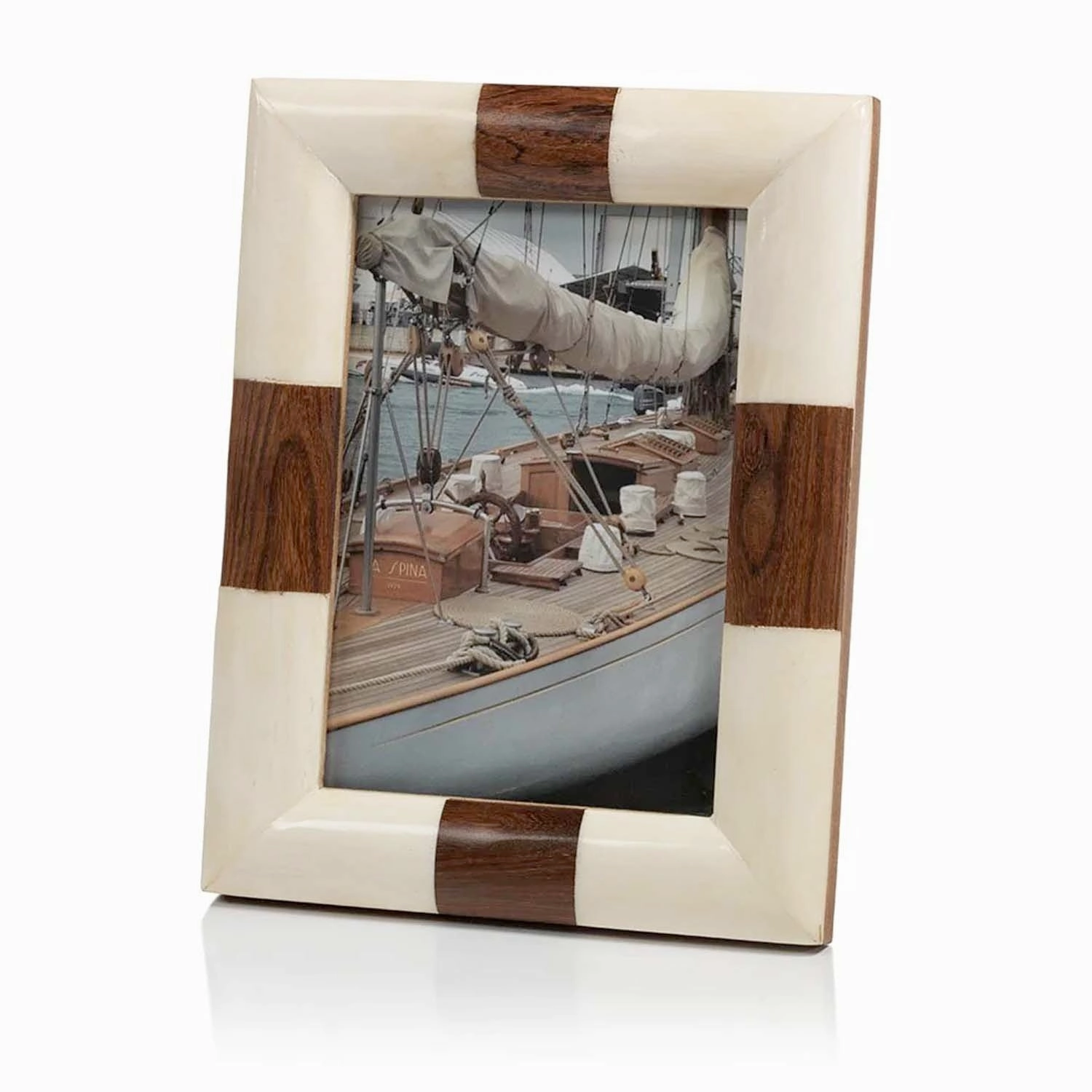Kenya White Bone Frame - 5"x7"bedding sets ,throw blankets 