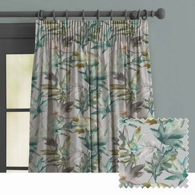 Kimino Printed Made to Measure Curtains Emeraldbedding sets ,throw blankets 