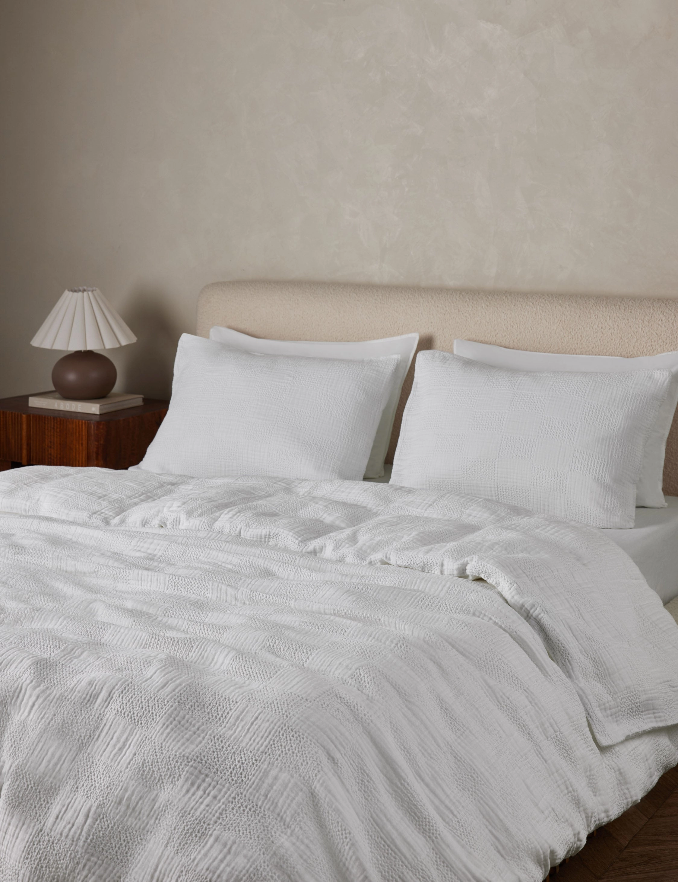 Kingsley Textured Cotton Duvet Cover