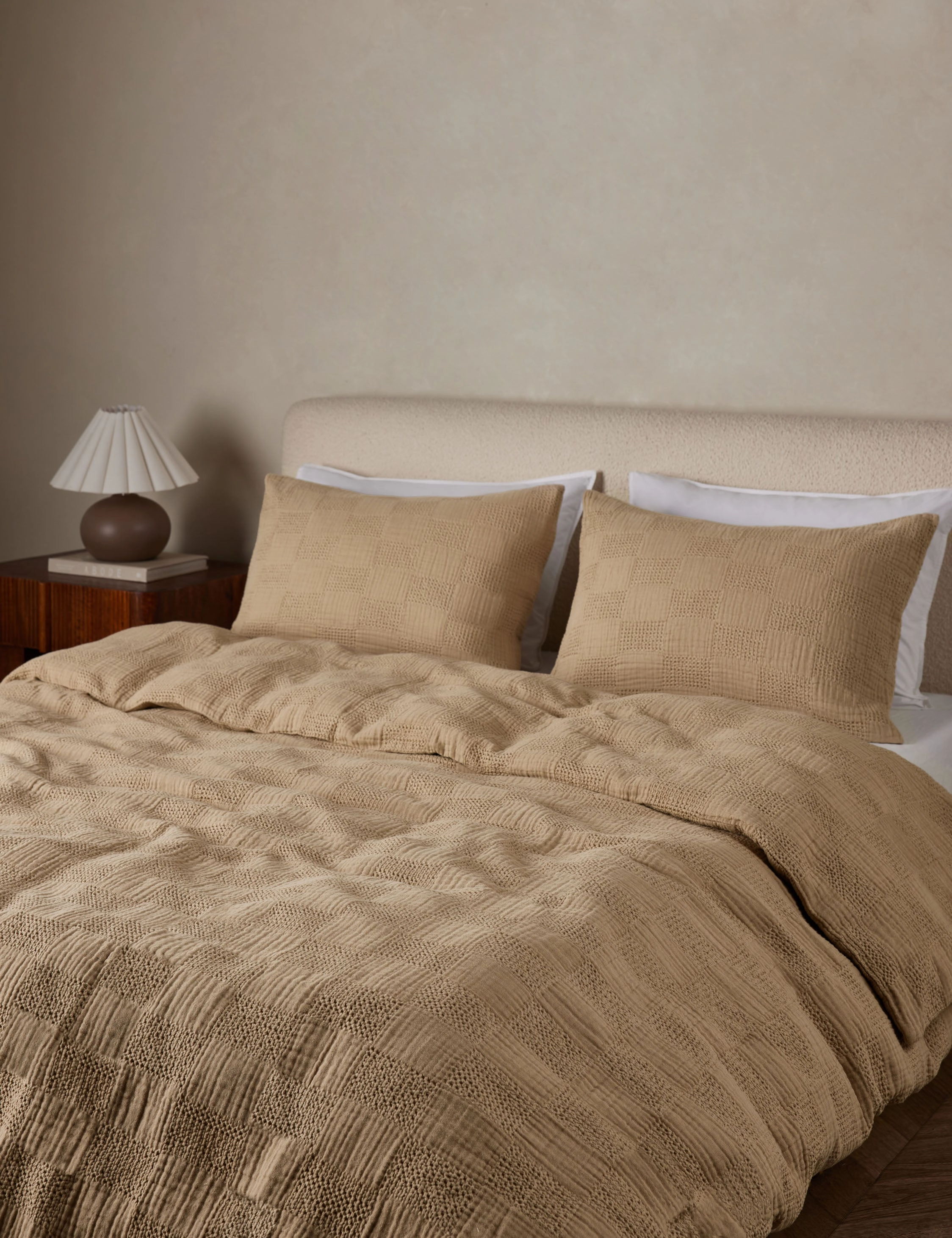 Kingsley Textured Cotton Duvet Cover