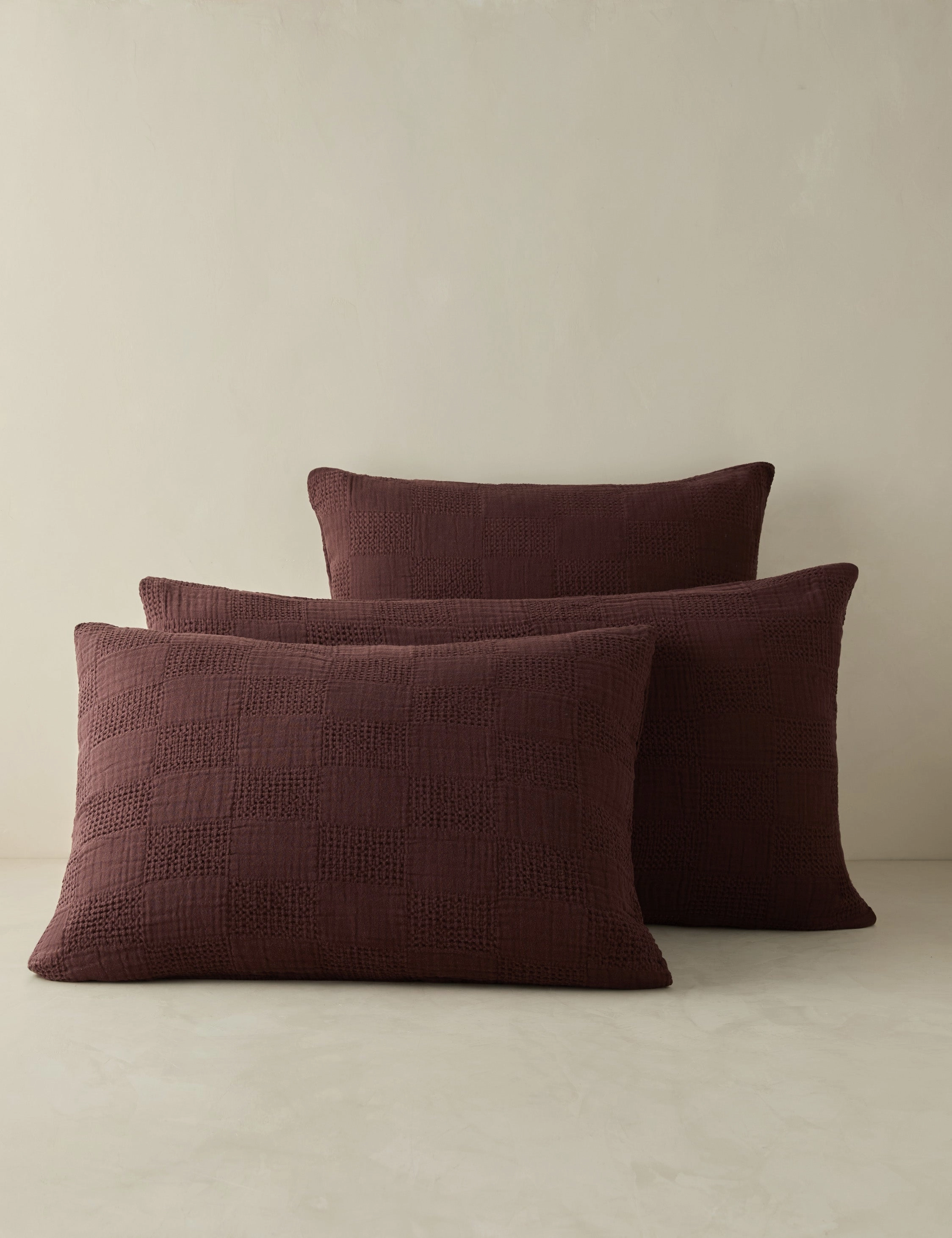 Kingsley Textured Cotton Shambedding sets ,throw blankets 