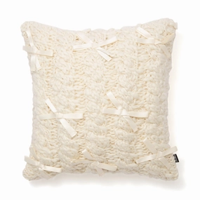 Kint Ribbon Cushion Cover 450 X 450 Ivorybedding sets ,throw blankets 