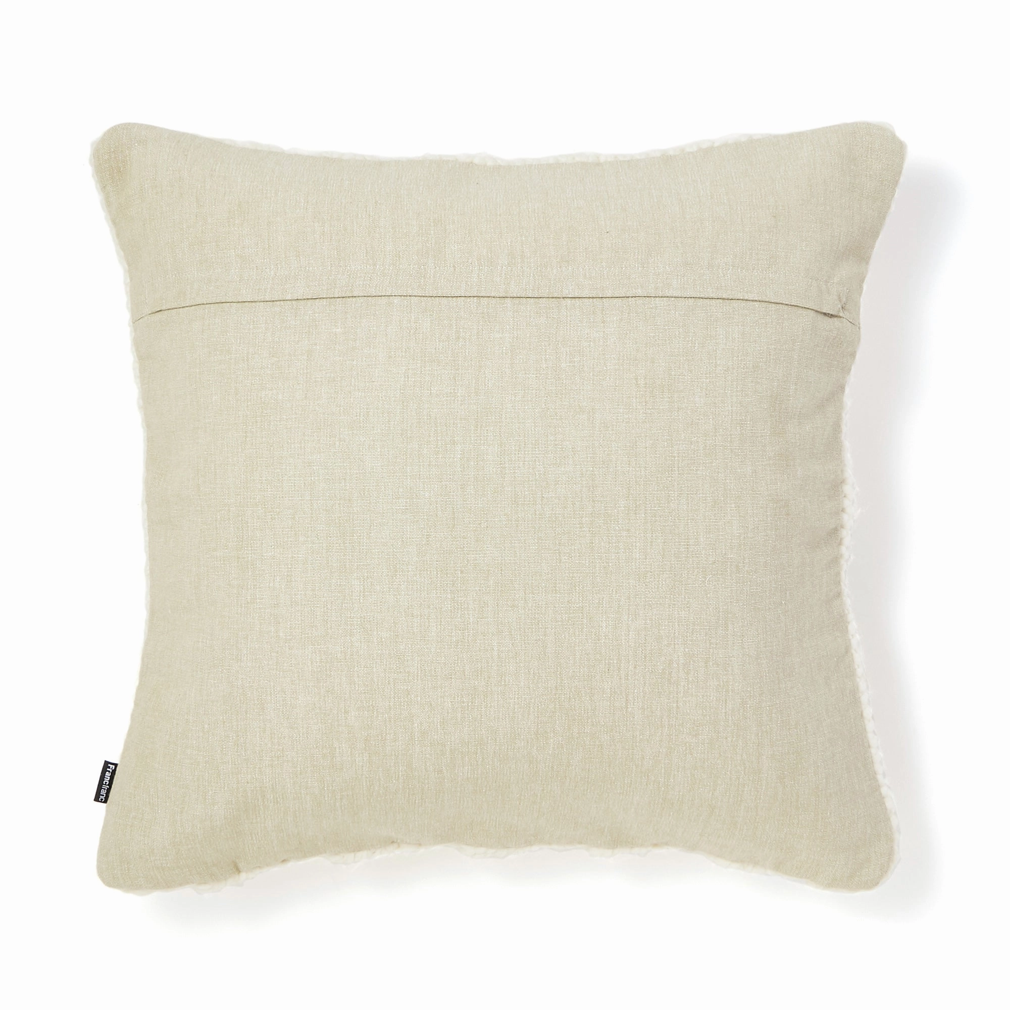 Knit Emb Cable Cushion Cover 450 X 450 White