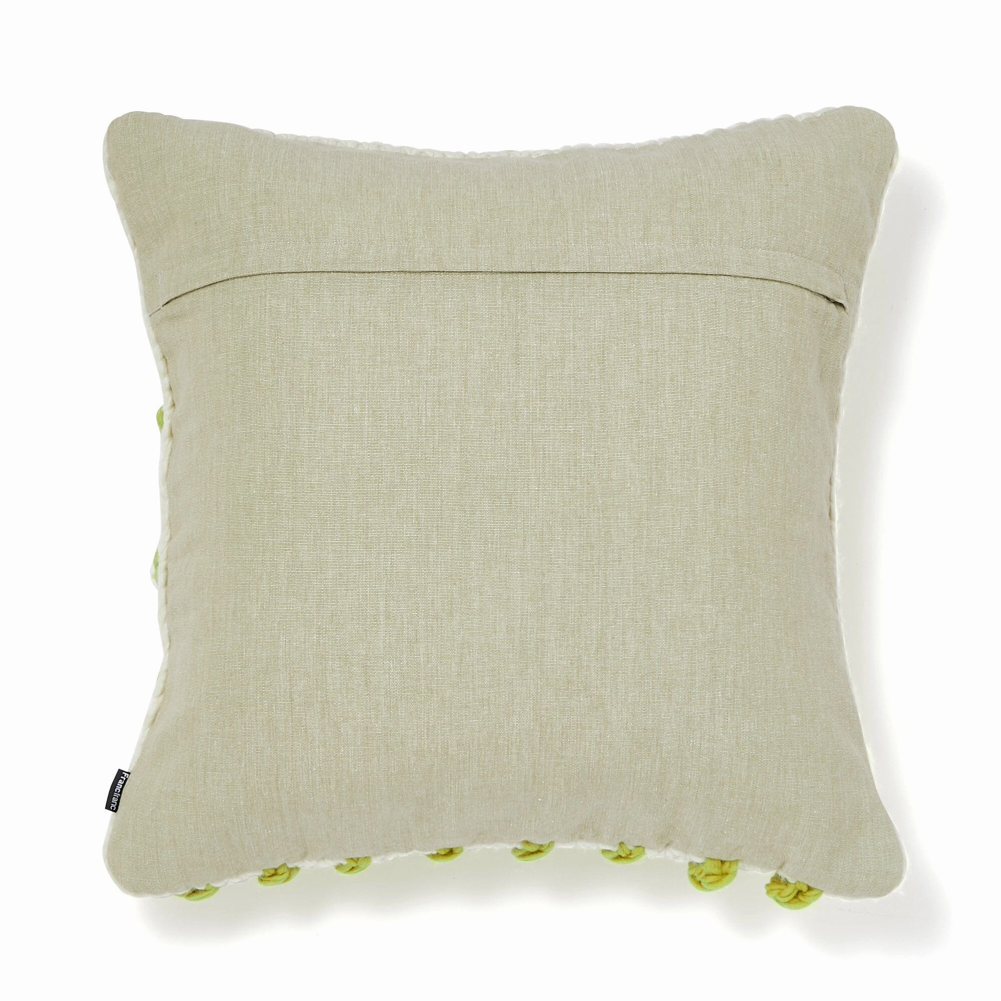 Knit Knot Cushion Cover 450 X 450 Light Green