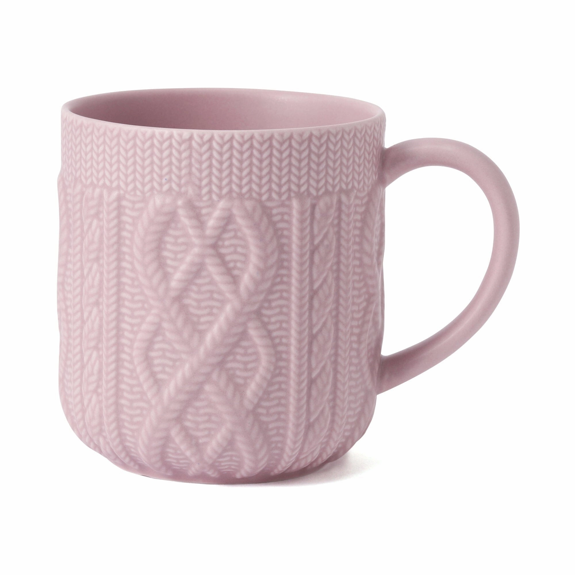 Knit Mug Pinkglass cups ,personalized mugs 
