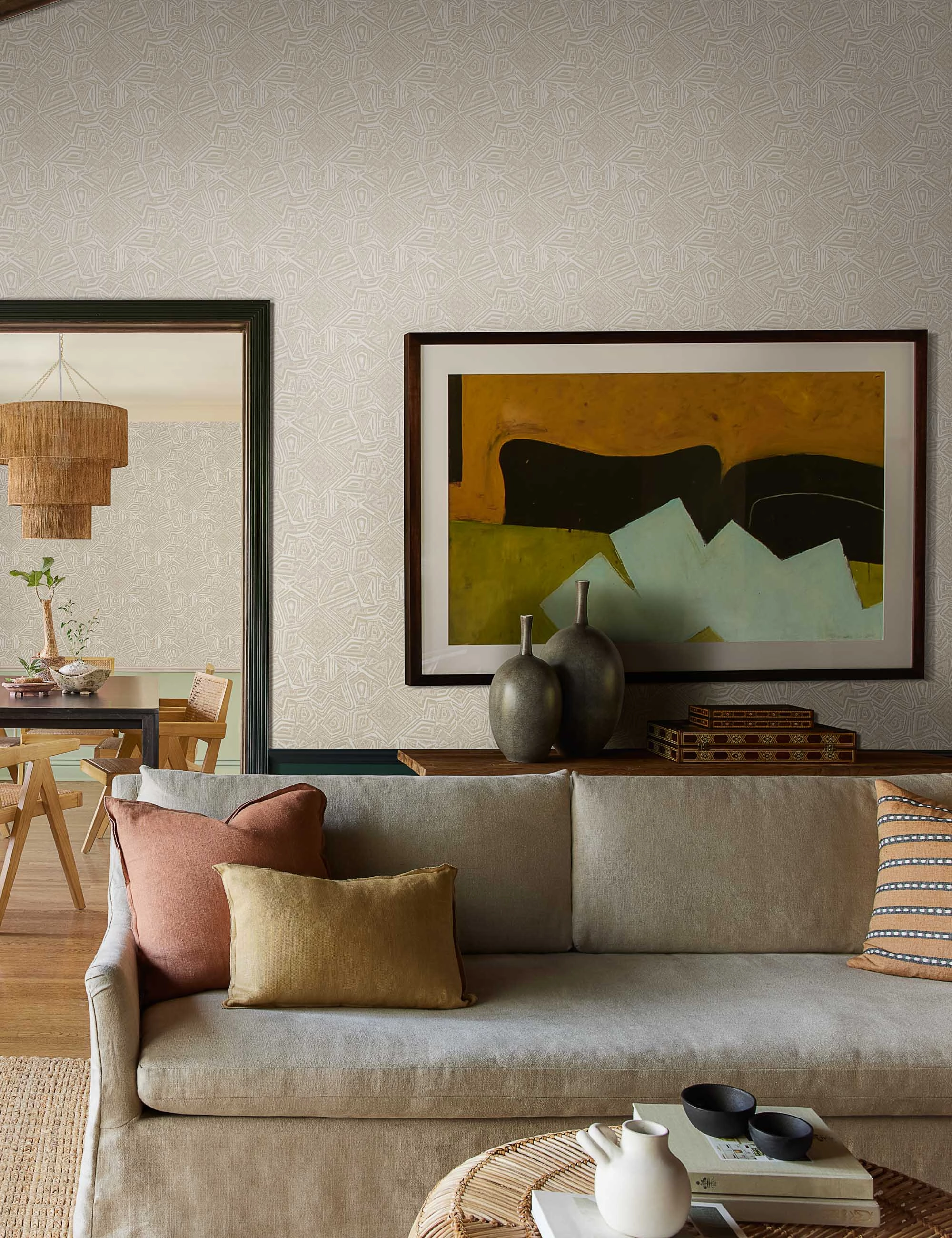 Kombulcha Pillow by Bol Road Textiles