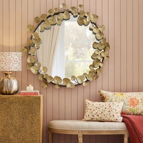 Kora Mirror Antique Goldmodern home decor ,home decor for bedroom 