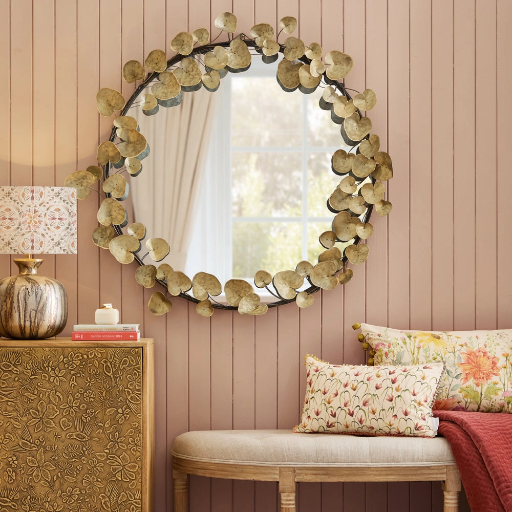 Kora Mirror Antique Goldmodern home decor ,home decor for bedroom 