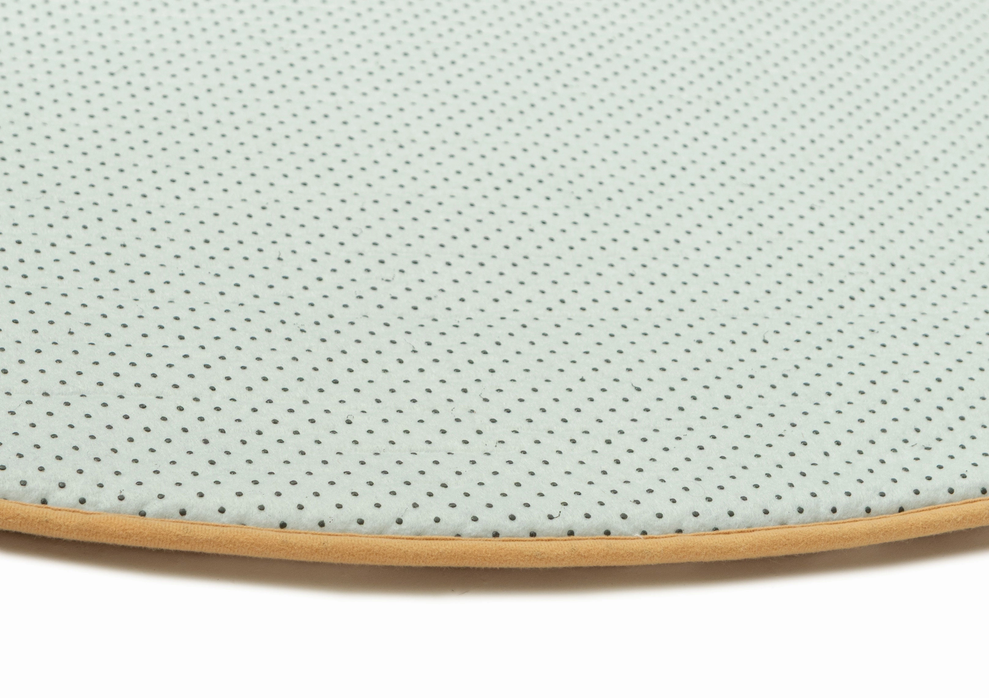Koru Brown Abstract Rollie Pollie Round Playmat