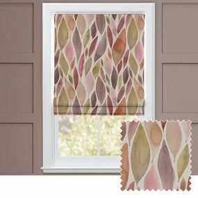 Koyo Printed Cotton Made to Measure Roman Blinds Mulberrybedding sets ,throw blankets 