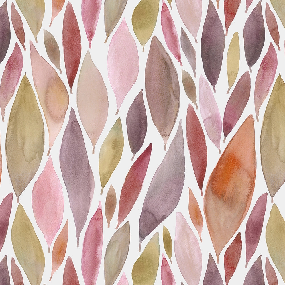 Koyo Printed Made to Measure Curtains Mulberry